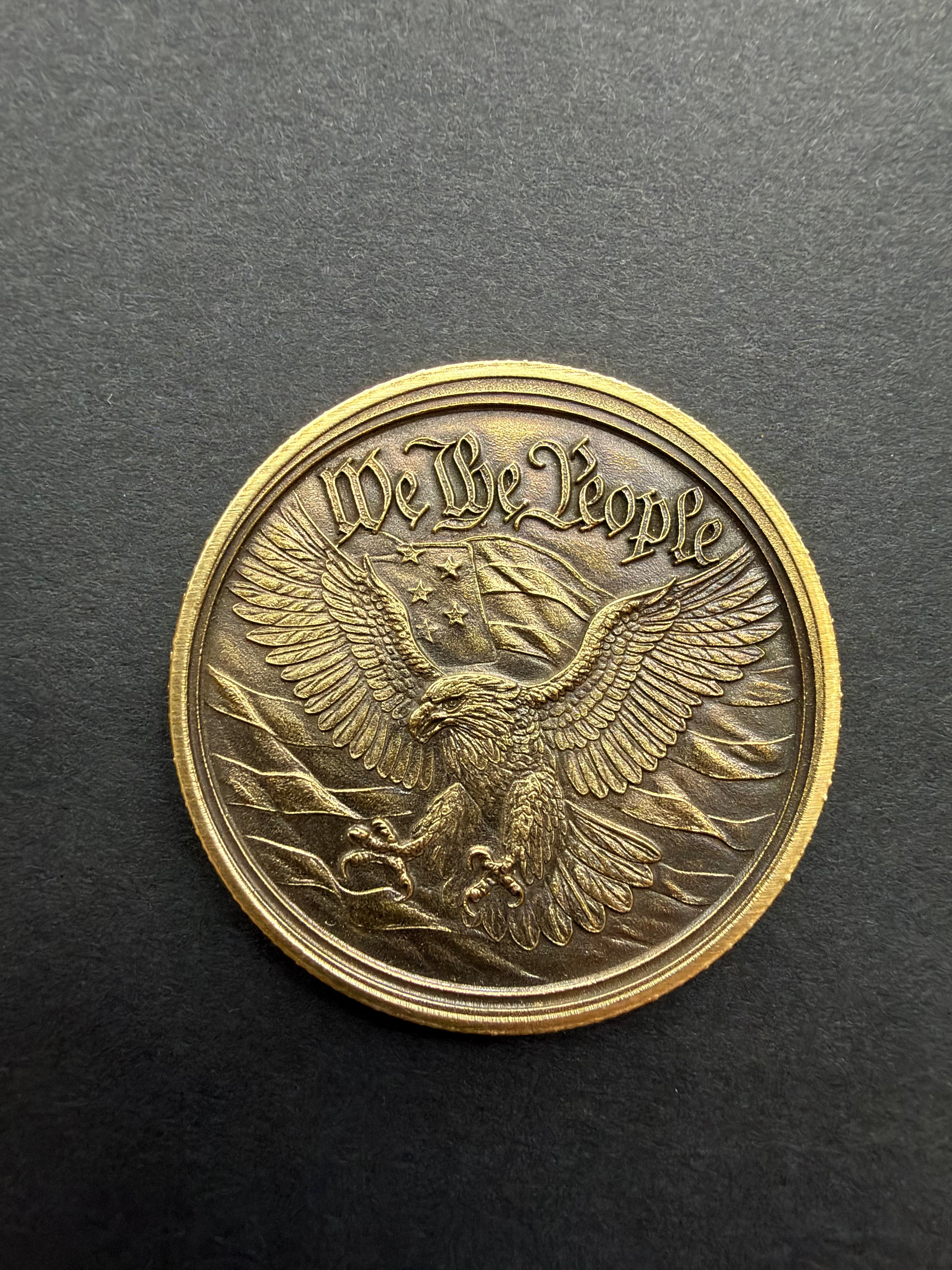 We the People Brass Coin