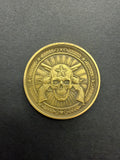 Twin Revolver skull coin