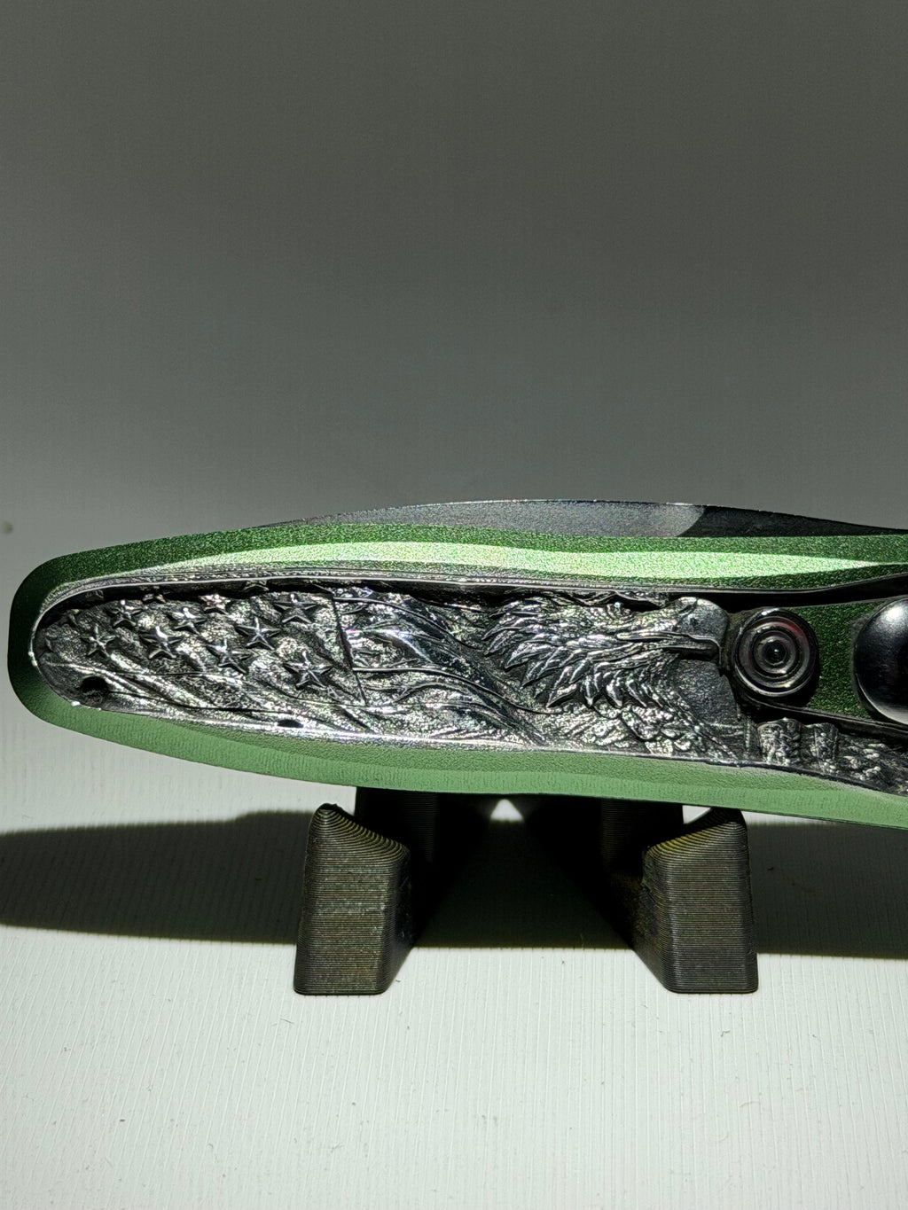 American Eagle Knife-Customz made (Green Color)