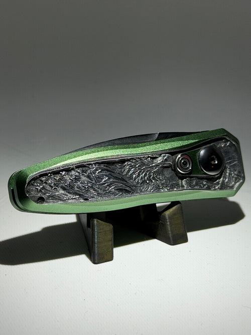 American Eagle Knife-Customz made (Green Color)