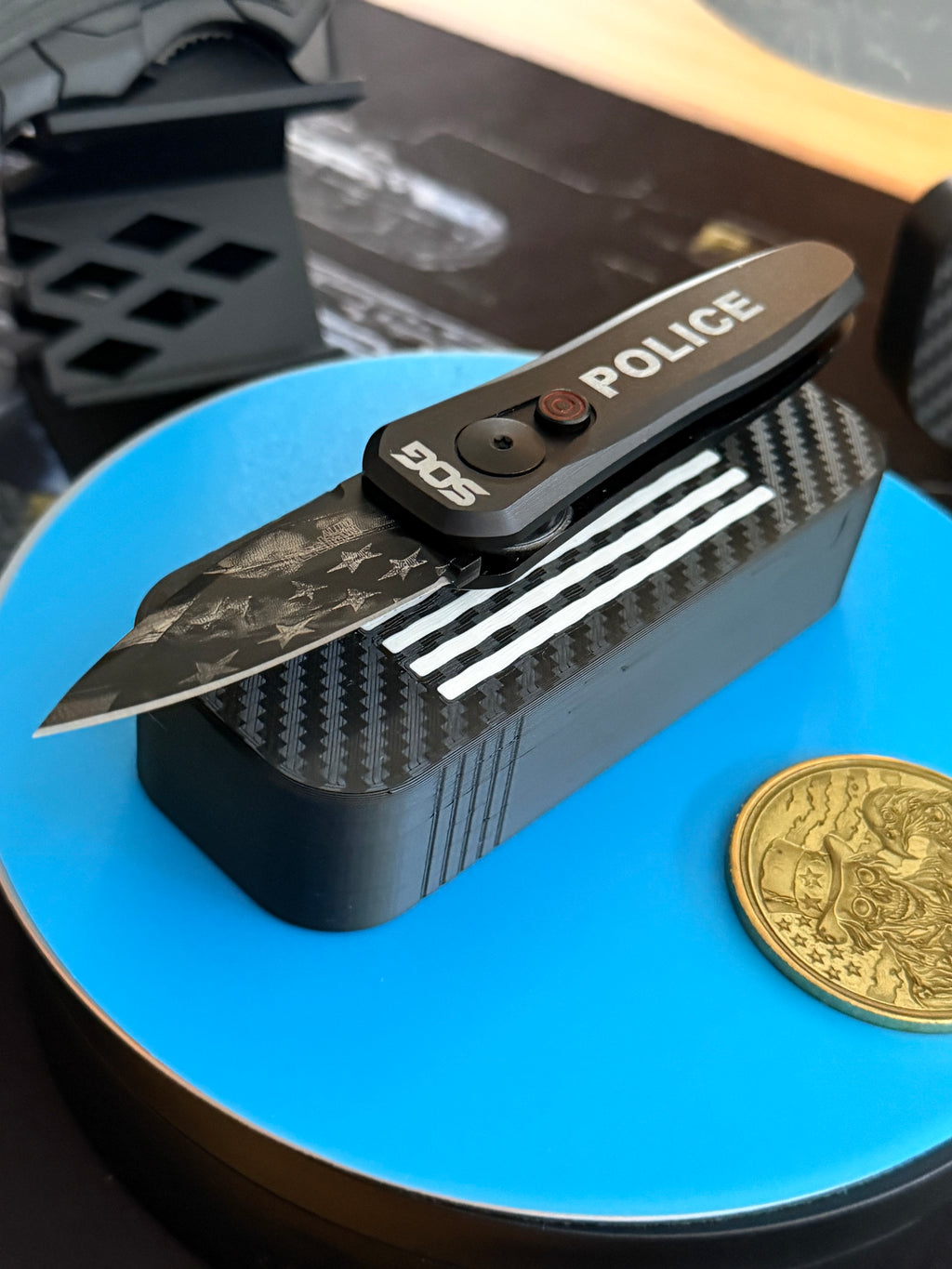 Blue Line Knife