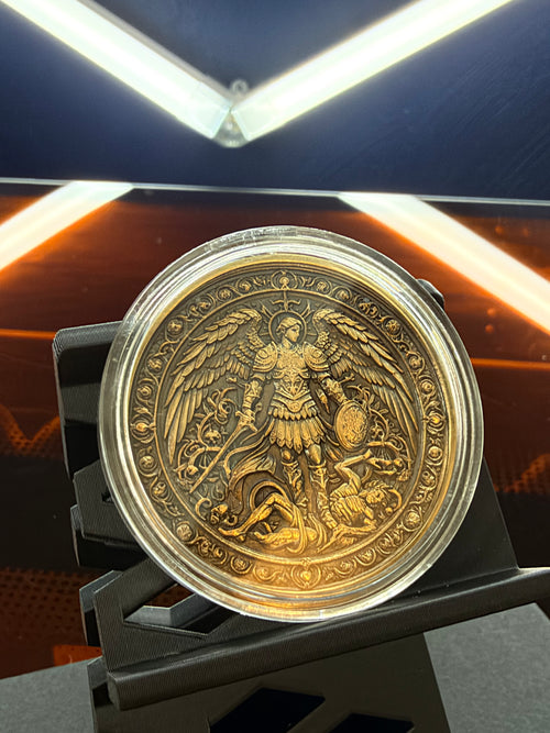 Angel vs Demon Brass Coin