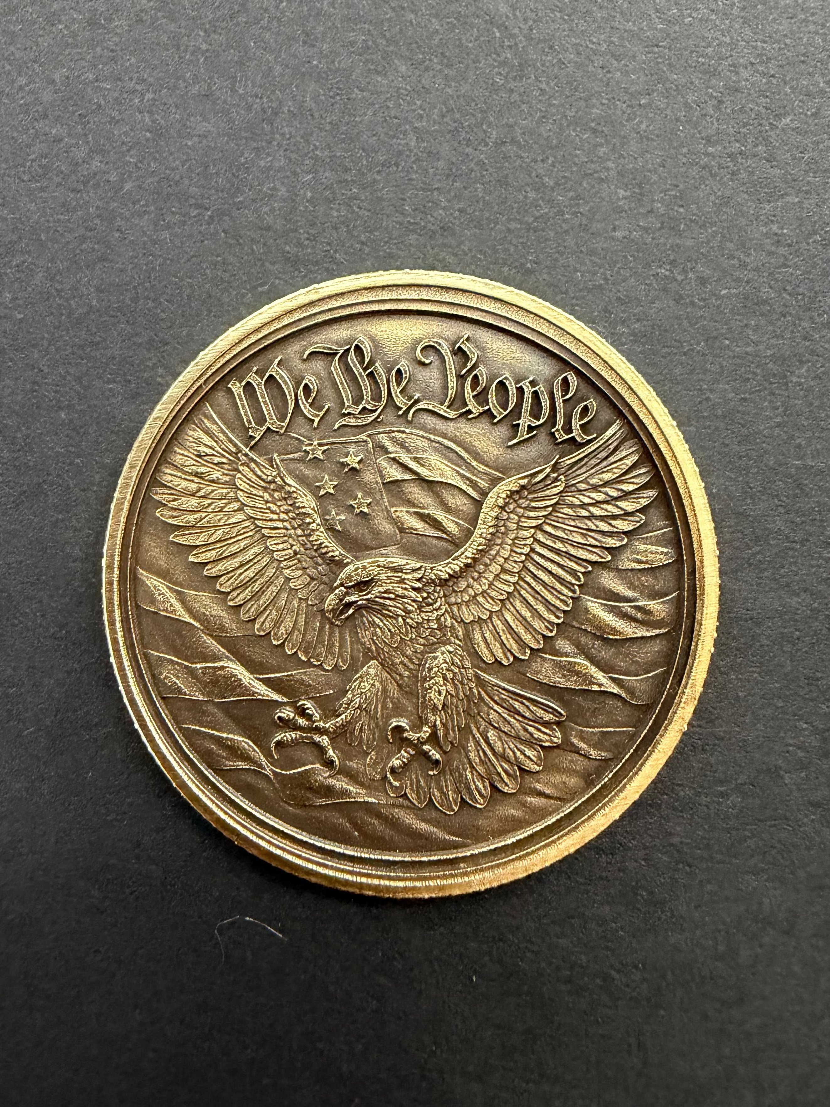We the People Brass Coin