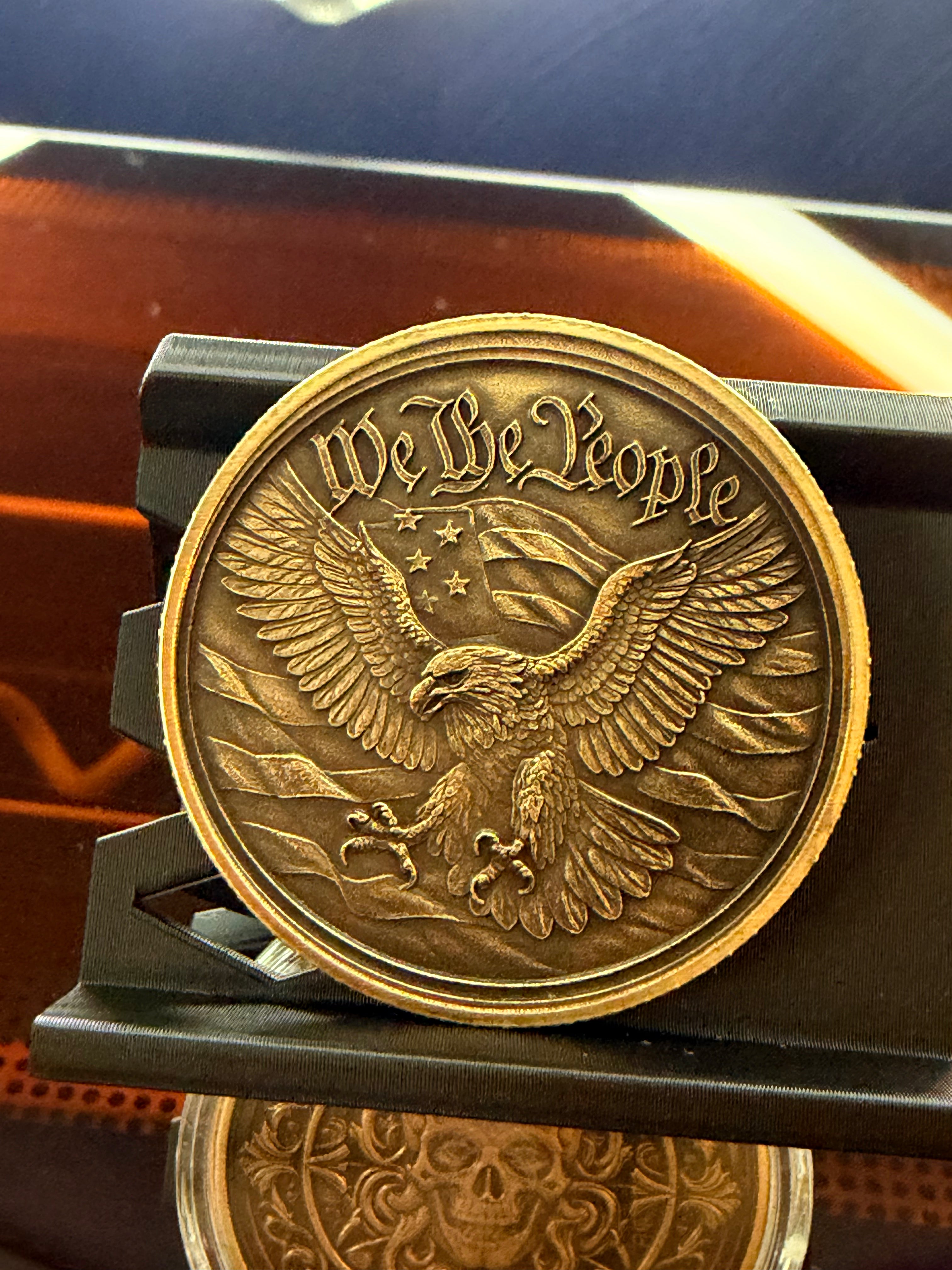 We the People Brass Coin