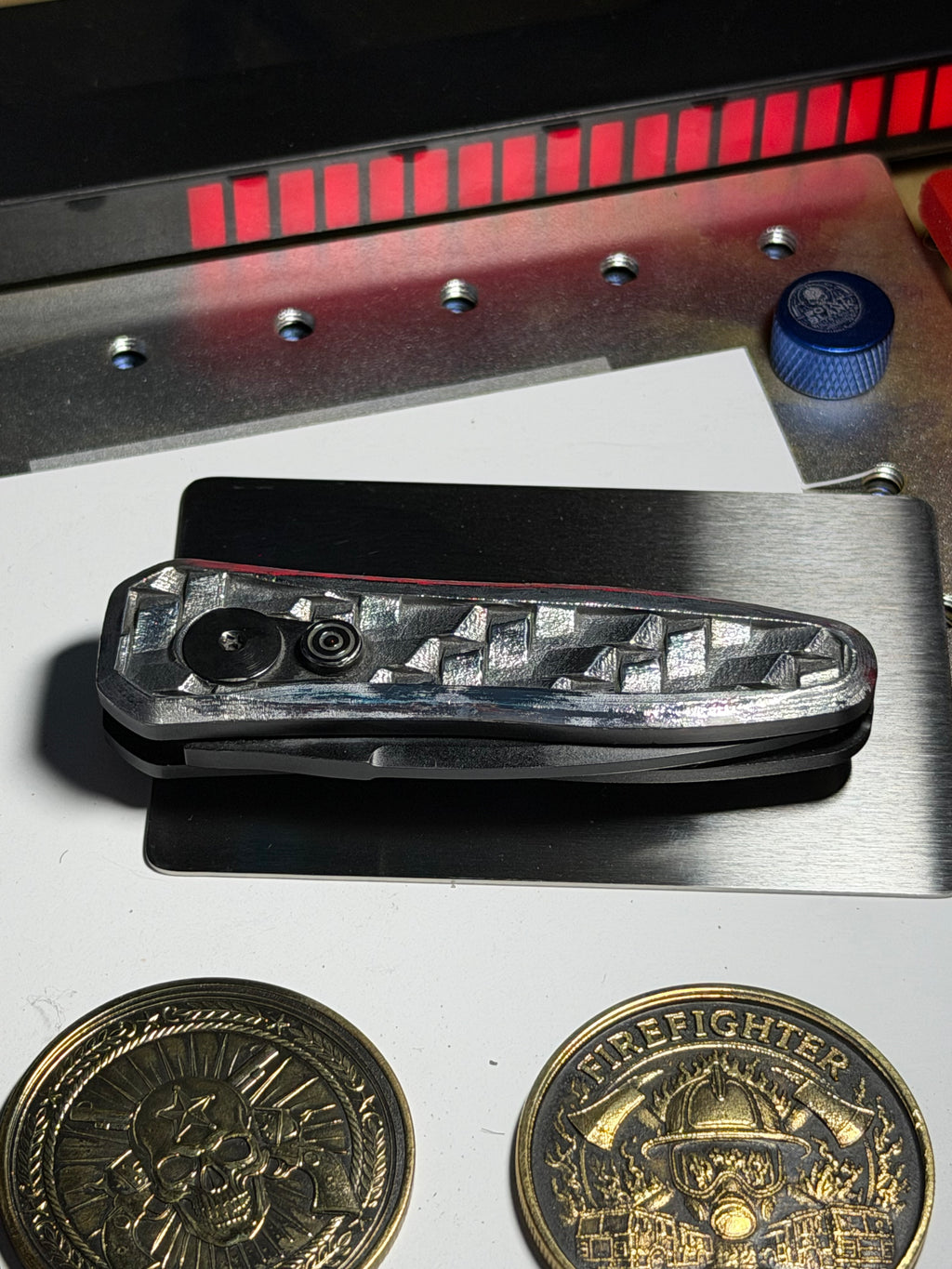 Nugget Knife. Customz made (Silver Color)