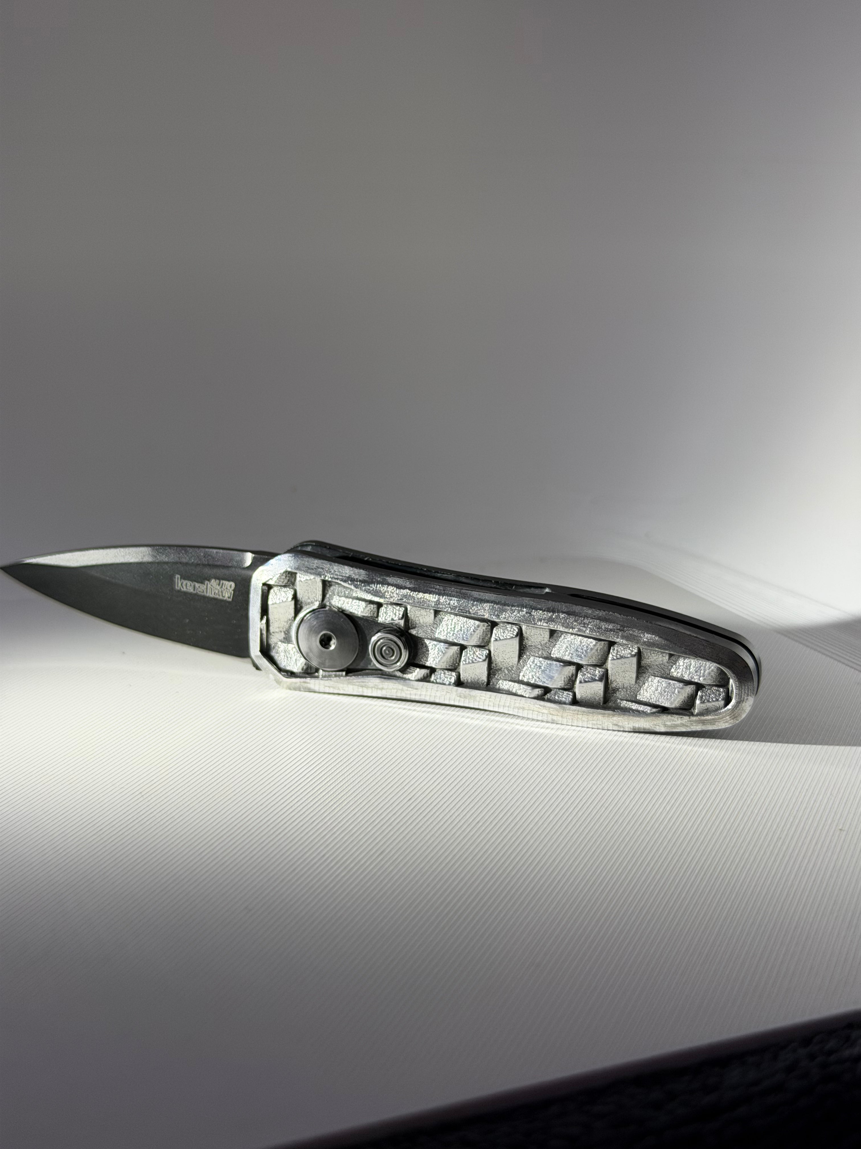 Nugget Knife. Customz made (Silver Color)