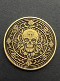 Skull Brass Coin